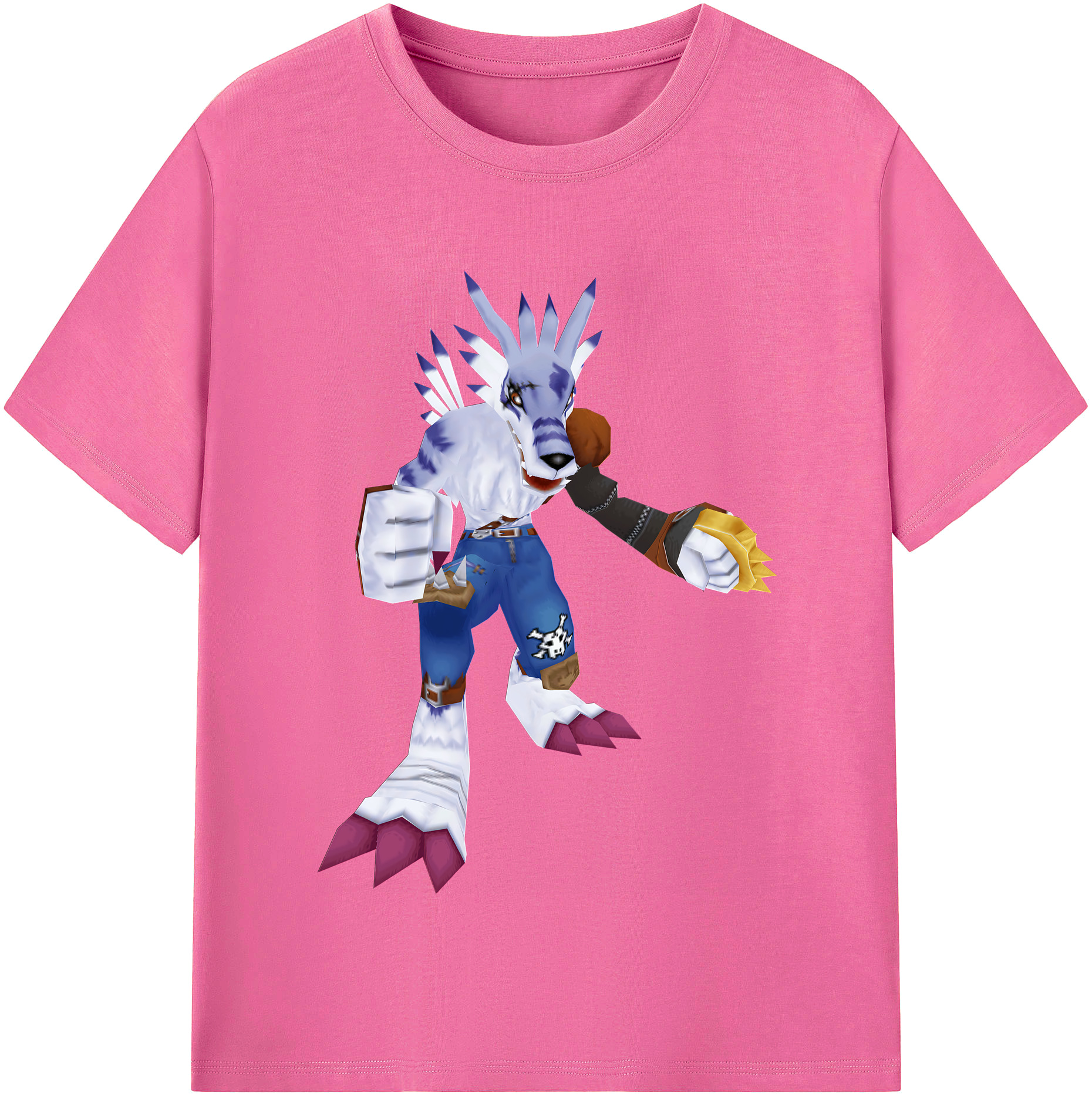 （画像用） Digimon デジタルモンスター/デジモン レディースカジュアルプリントTシャツ（綿100％）